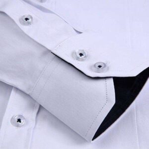 Men Casual Cotton Long Sleeved Shirts Slim Fit Tops Men’s Clothing Men’s Fashion Shirts