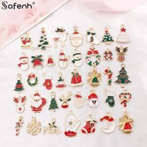 38Pcs Mixed Charms Enamel Pendants Ornaments for Bracelet Earrings Necklace DIY Jewelry Charms Jewelry Jewelry and Watches