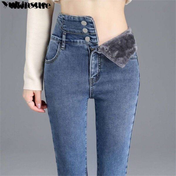 Stay Cozy and Stylish High Waist Harem Mom Jeans for Women Bottoms Women’s Clothing