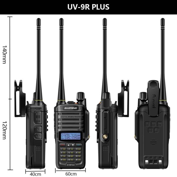 Baofeng Walkie Talkie Powerful UHF VHF Long Range Ham CB Radio UV-9R Pro V1 V2 Waterproof IP68 Type-c Charger Communication Equipment Phones and Telecommunications Walkie Talkie