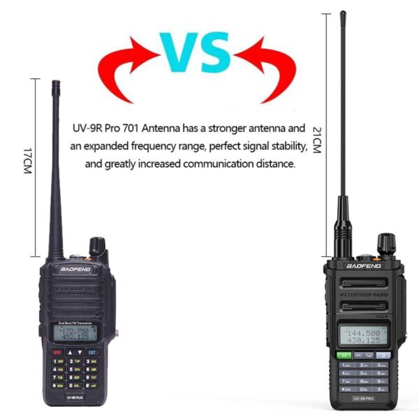 Baofeng Walkie Talkie Powerful UHF VHF Long Range Ham CB Radio UV-9R Pro V1 V2 Waterproof IP68 Type-c Charger Communication Equipment Phones and Telecommunications Walkie Talkie