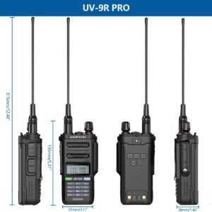 Baofeng Walkie Talkie Powerful UHF VHF Long Range Ham CB Radio UV-9R Pro V1 V2 Waterproof IP68 Type-c Charger Communication Equipment Phones and Telecommunications Walkie Talkie