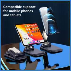 Mobile Phone Stand Aluminum Alloy Desktop Foldable iPad Tablet Support Smartphone Mount Holder and Stands Mobile Phone Accessories Phones and Telecommunications
