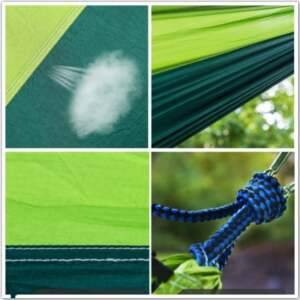 Nylon Color Matching Hammock – Ultra-Light Portable Outdoor Camping Hammock Furniture Home, Pet and Appliances Outdoor Furniture