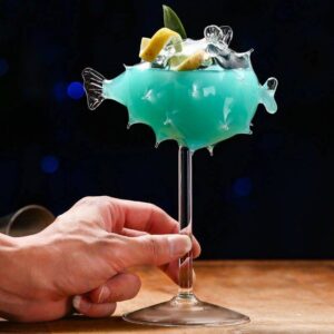 Cocktail Glass Porcupine Goblet Glass Bar Nightclub Party Birthday Gift Drinkware Home, Pet and Appliances Kitchen