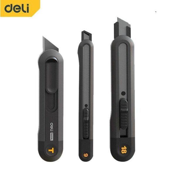 Push Button Self-Locking Paper Cutting Utility Knife Hand Tools Knives Tools Tools and Home Improvement