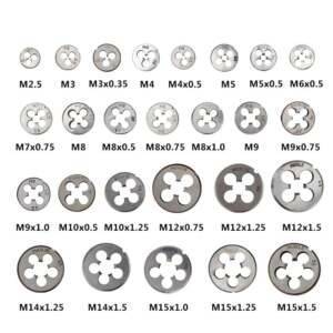 Alloy Steel 1pc Hard Round Die Threading Metric Die Hand Tools Tap and Die Tools Tools and Home Improvement