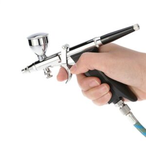 Dual Action Gravity Airbrush Spray Gun Set Model Air Brush Power Tools Spray Guns Tools Tools and Home Improvement