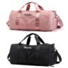 Duffel Bag Embroidered Gym Bag Shoe Compartment Bags and Shoes Luggage and Travel Bags