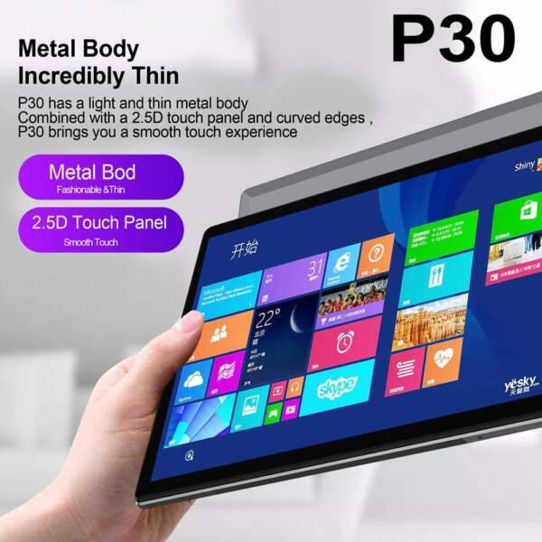 BDF P30 Pro Tablet Pc 10.1 Inch Android 11 Octa Core 4GB RAM 64GB ROM Dual 4G LTE Phone Call GPS Bluetooth Wi-Fi Google Tablets Computer, Office and Security Laptops Tablets