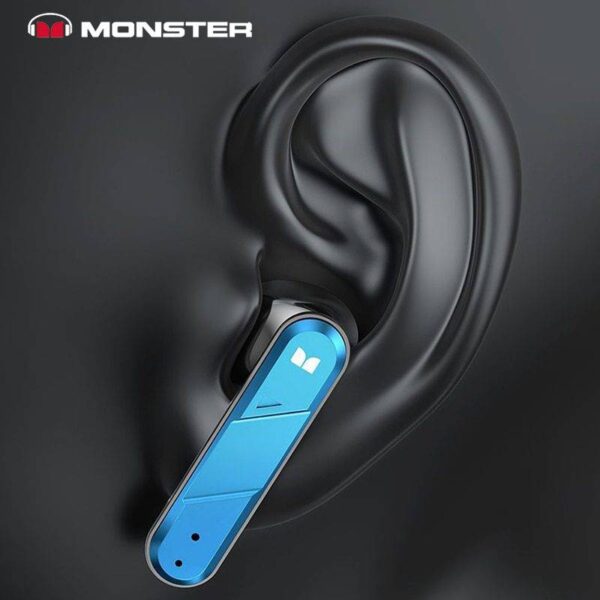 Monster Wireless Bluetooth 5.2 Earphones TWS Gaming Earbuds Bass Sound Headset Consumer Electronics Earphones and Headphones Portable Audio and Video