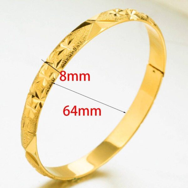 Women Gold Color 6pcs/ Bangles Dubai Gold Jewelry Bangles Bracelets and Bangles Jewelry Jewelry and Watches