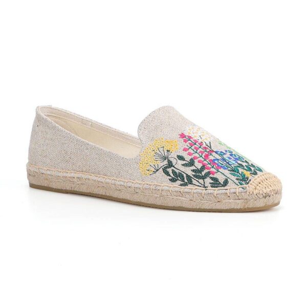 Womens Casual Round Toe Espadrilles Shoes Flat Fashion Comfortable Sapatos Bags and Shoes Flats Women’s Shoes