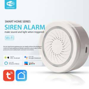 WiFi Smart Siren Sound Light Alarm Sensor Smart Home Security System Consumer Electronics Smart Electronics Smart Home Appliances