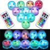 LED Underwater Lights RGB Submersible Light IP68 Waterproof Outdoor Lighting String Lights Tools and Home Improvement