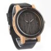 BOBO BIRD Wooden Arabic Numerals Leather Band Watch Jewelry and Watches Men’s Watches