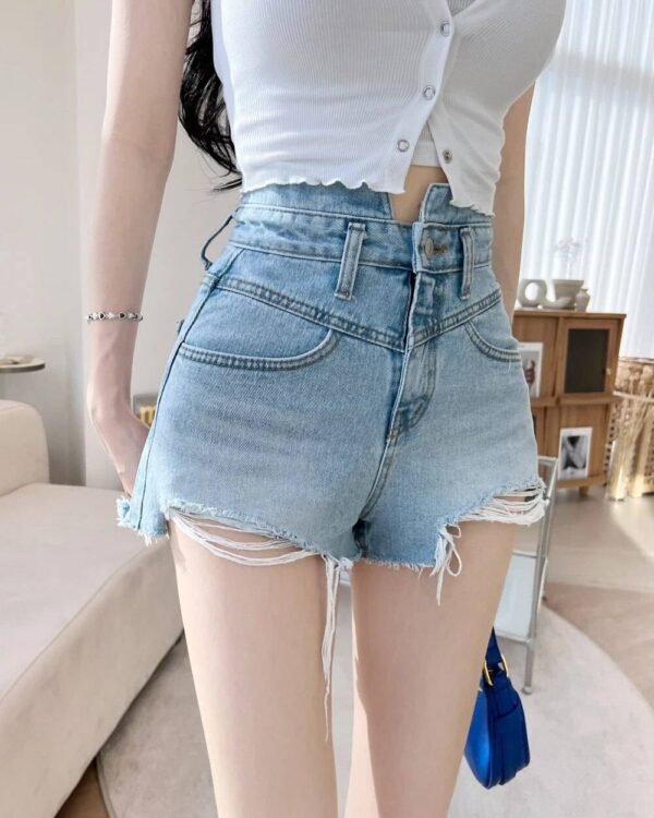 Street Flare Denim Modern Girls Short Jeans Women Fashion Upgrade Bottoms Women’s Clothing Women’s Fashion