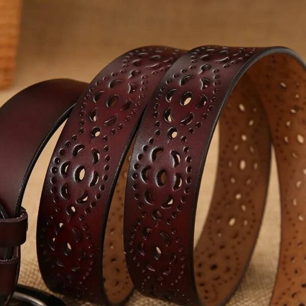 Women Belts with Needle Buckle Cutout Fashion Belt in 5 Captivating Colors Belts Women’s Accessories Women’s Fashion