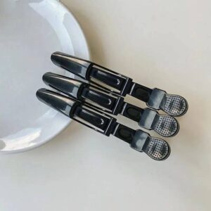 Chic Locks 6 Packs Black Alligator Clip Hair Claw for Women’s and Girls Styling Hairs Accessories Women’s Accessories Women’s Fashion