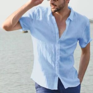 Urban Explorer Button-Up Lapel Shirt for Men Men’s Clothing Men’s Fashion Shirts