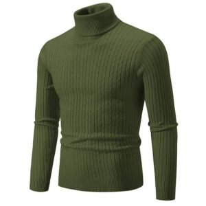 Warmth Redefined Casual Turtleneck Sweater for Men Men’s Clothing Men’s Fashion Men’s Jacket and Sweaters