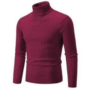 Warmth Redefined Casual Turtleneck Sweater for Men Men’s Clothing Men’s Fashion Men’s Jacket and Sweaters