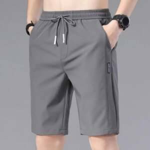 Everyday Comfort Elastic Waist Drawstring Men’s Casual Shorts Men’s Clothing Men’s Fashion Men’s Shorts