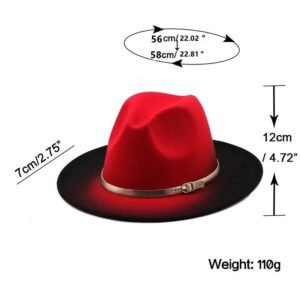 Elegance Redefined Imitation Woolen Fedora for Women and Men Men’s Accessories Men’s Caps and Hats Men’s Fashion