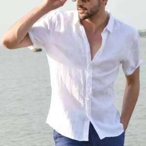 Urban Explorer Button-Up Lapel Shirt for Men Men’s Clothing Men’s Fashion Shirts