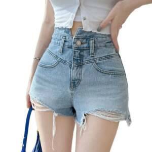 Street Flare Denim Modern Girls Short Jeans Women Fashion Upgrade Bottoms Women’s Clothing Women’s Fashion