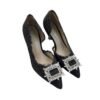 Elegance in Bloom Rhinestone Blossom Work Dress High Heel Shoes Bags and Shoes High Heels Women’s Shoes