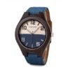 BOBO BIRD Men and Women Natural Bamboo Wood Watch, with Denim/Silicon Hybrid Band Jewelry and Watches Men’s Watches Women’s Watches