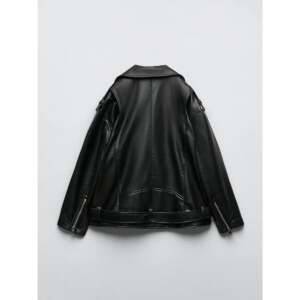 Women’s Zipper Coat: Loose-Fit Biker Leather Jacket Jackets and Coats Women’s Clothing Women’s Fashion