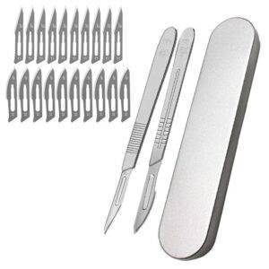 Precision Craft Surgeon’s Choice Carbon Steel Scalpel Knife Set Hand Tools Knives Tools Tools and Home Improvement