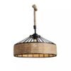 Classic Hemp Rope Pendant Hanging Lamp—Antique Iron Ceiling Chandelier Ceiling Lights Chandeliers Indoor Lighting Tools and Home Improvement