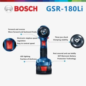 DynamoPrecision 18V Bosch Cordless Drill Precision Redefined Electric Drills and Screwdrivers Power Tools Tools Tools and Home Improvement