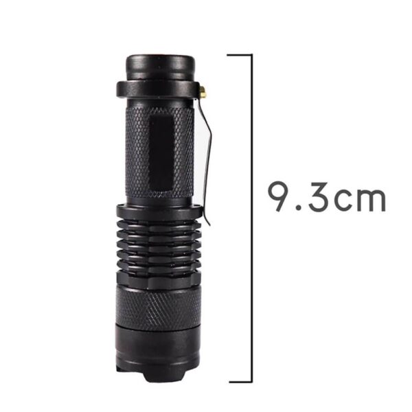 Dual-Power Emergency Ally Telescopic Zoom Tactical Flashlight for Outdoor Camping Flashlights Outdoor Lighting Tools and Home Improvement