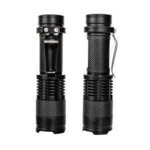 Dual-Power Emergency Ally Telescopic Zoom Tactical Flashlight for Outdoor Camping Flashlights Outdoor Lighting Tools and Home Improvement