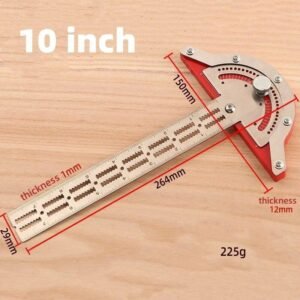 Angle Craft Pro Series Carpenter Ruler Stainless Steel Precision for Artful Woodworking Measurement and Analysis Tools Tools Tools and Home Improvement