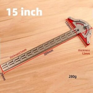 Angle Craft Pro Series Carpenter Ruler Stainless Steel Precision for Artful Woodworking Measurement and Analysis Tools Tools Tools and Home Improvement