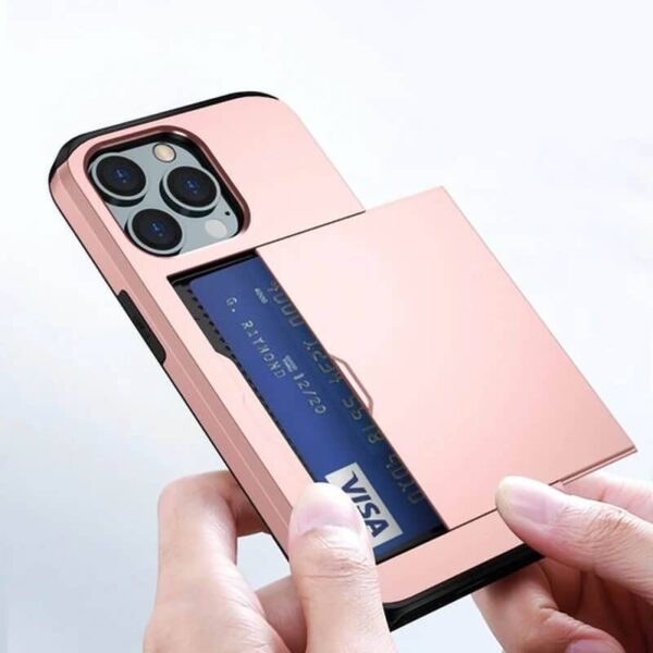 Drop-Resistant Smartphone Wallet Card Slot Protective Case Mobile Phone Case and Covers Phones and Telecommunications