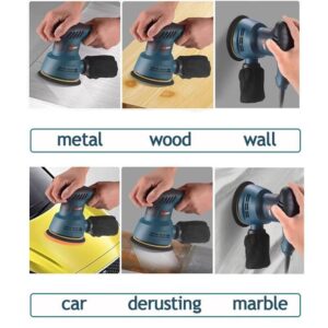 TurboSmooth 300W Electric Sander, Precision Wood Sanding Revolution Polishers Power Tools Sanders Tools Tools and Home Improvement