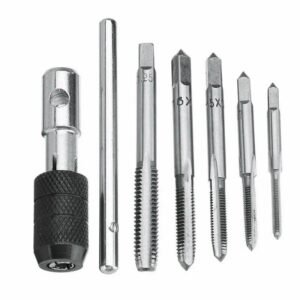 Twist and Tap Mastery 5-Piece Set with M3-M8 T-Type Machine Hand Taps Hand Tools Tap and Die Tools Tools and Home Improvement