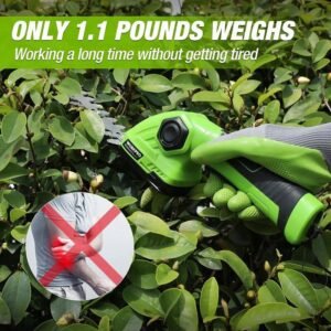 GardenGlider 7.2V Lithium-ion TrimTech WORKPRO Cordless Hedge Trimmer Combo Electric Trimmers Power Tools Tools Tools and Home Improvement