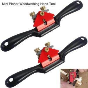 9-Inch Adjustable Spoke Plane Woodworking Hand Tool with Flat Bottom and Metal Blade Hand Planes Hand Tools Tools Tools and Home Improvement