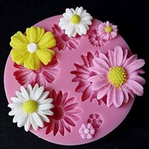 Floral Fusion Silicone Craft Molds From Fondant to Ice, Create with Precision Bakeware Home, Pet and Appliances Kitchen