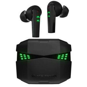 Black Shark Lucifer T6 Wireless Gaming Earbuds with Bluetooth 5.2, IPX5 Waterproof, 26h Listening Time Consumer Electronics Earphones and Headphones Portable Audio and Video