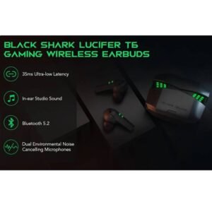 Black Shark Lucifer T6 Seamless Gaming Adventures with Bluetooth 5.2 Wireless Earbuds Consumer Electronics Earphones and Headphones Portable Audio and Video