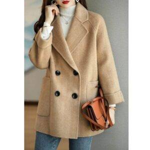 Winter Whisper Wool Coat Elegance Trench Coat Redefined Jackets and Coats Women’s Clothing Women’s Fashion