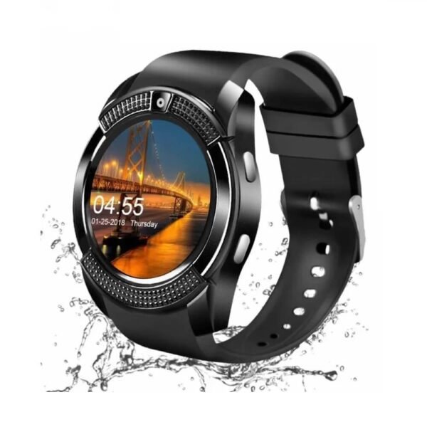 Bluetooth Smart Sports Watch SIM Card Slot and Camera Android Compatible